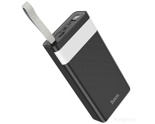 Портативное зарядное устройство Hoco J73 Powerful 30000mAh (черный)