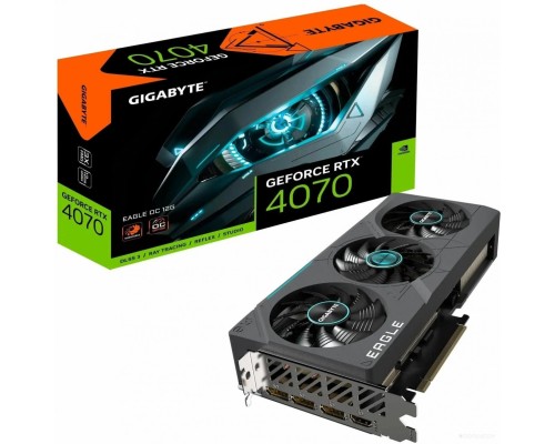 Видеокарта Gigabyte GeForce RTX 4070 Eagle OC 12G GV-N4070EAGLE OC-12GD