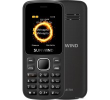 Кнопочный телефон SunWind Citi A1701 (черный)