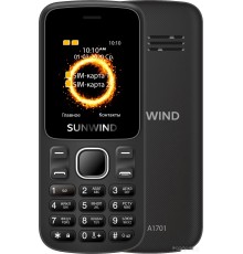 Кнопочный телефон SunWind Citi A1701 (черный)