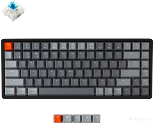 Клавиатура Keychron K2 V2 RGB K2-C2 (Gateron G Pro Blue, нет кириллицы)