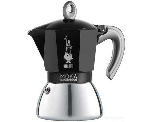 Гейзерная кофеварка Bialetti Moka Induction 2021 (6 порций, черный)