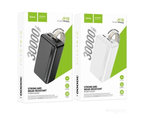 Портативное зарядное устройство Hoco J91B 30000mAh (черный)