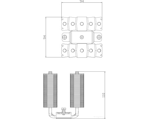 Кулер для процессора Thermalright Silver Soul 110 (черный)