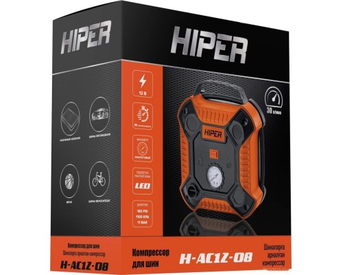 Автомобильный компрессор HIPER H-AC12-08