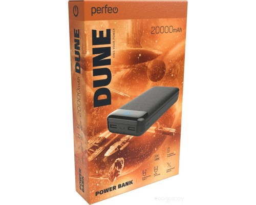 Портативное зарядное устройство Perfeo Dune 20000mAh (черный)