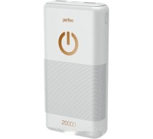 Портативное зарядное устройство Perfeo Splash 20000mAh (белый)
