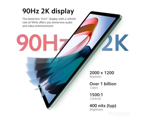 Планшет Xiaomi Redmi Pad 6GB/128GB китайская версия (мятно-зеленый)