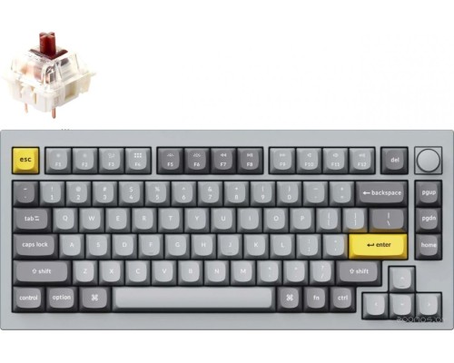 Клавиатура Keychron Q1 V2 RGB Q1-N3-RU (Gateron G Pro Brown)