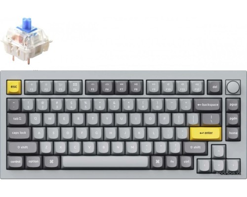 Клавиатура Keychron Q1 V2 RGB Q1-N2-RU (Gateron G Pro Blue)