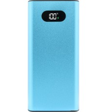 Портативное зарядное устройство TFN Blaze LCD PD 20000mAh (голубой)