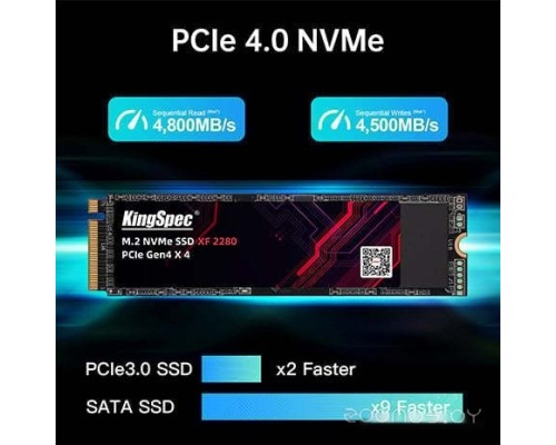 SSD KingSpec PCle 4.0 XF Series 2TB