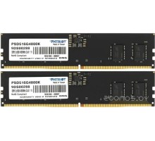 Модуль памяти Patriot Signature Line 2x8ГБ DDR5 4800 МГц PSD516G4800K