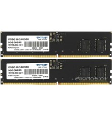 Модуль памяти Patriot Signature Line 2x8ГБ DDR5 4800 МГц PSD516G4800K