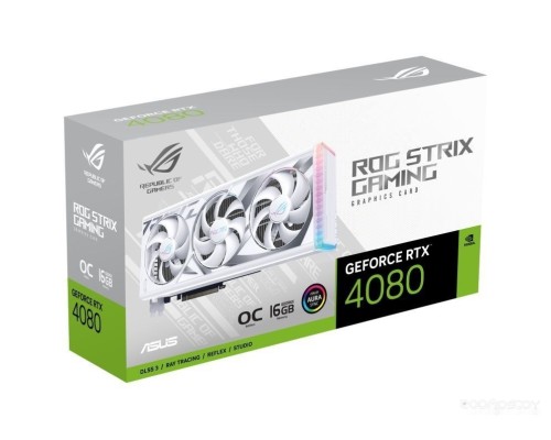 Видеокарта Asus ROG Strix GeForce RTX 4080 16GB GDDR6X White OC Edition ROG-STRIX-RTX4080-O16G-WHITE