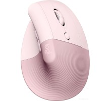 Вертикальная мышь Logitech Lift (розовый)