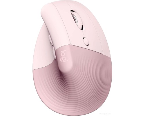 Вертикальная мышь Logitech Lift (розовый)