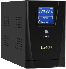 Источник бесперебойного питания Exegate LLB-2200.LCD.AVR.2SH.RJ.USB