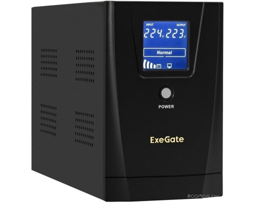 Источник бесперебойного питания Exegate LLB-2200.LCD.AVR.2SH.RJ.USB