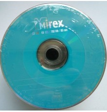 CD-RW диск Mirex 700Mb 12x UL121002A8T (50 шт.)