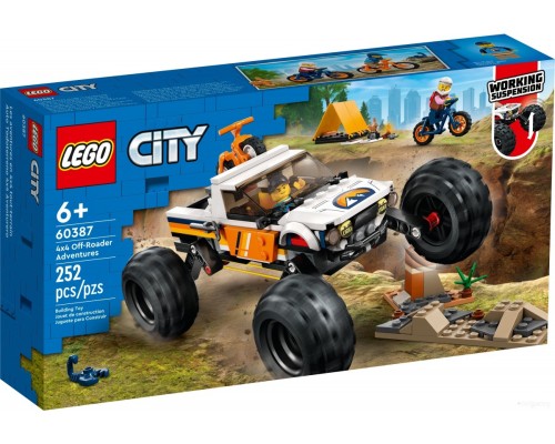 Конструктор Lego City 60387 Приключения на внедорожнике