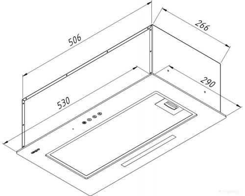 Вытяжка AKPO Mio 60 WK-11 (черный)