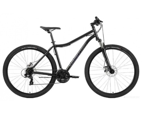 Велосипед Forward Sporting 29 2.1 D (19, черный/темный/серый, 2023)