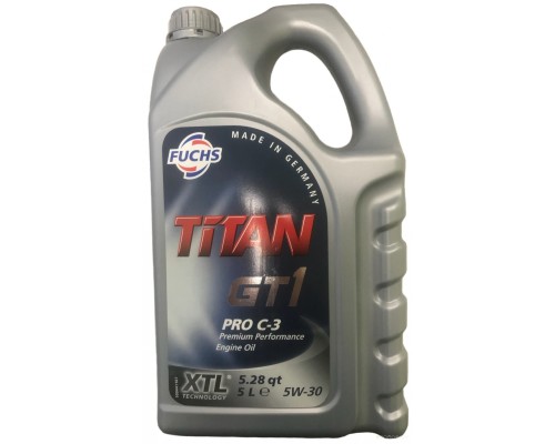 Моторное масло Fuchs Titan GT1 Pro C3 5W30 601426384/602007315 (5л)