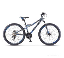 Велосипед Stels Navigator 610 MD 26 V050 (16, антрацитовый/синий, 2022)