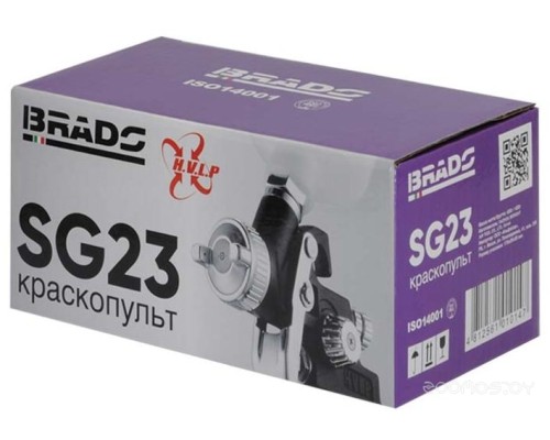 Пневматический краскопульт Brado SG23 HVLP