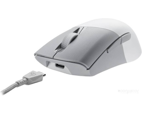 Игровая мышь Asus ROG Keris Wireless AimPoint Moonlight White