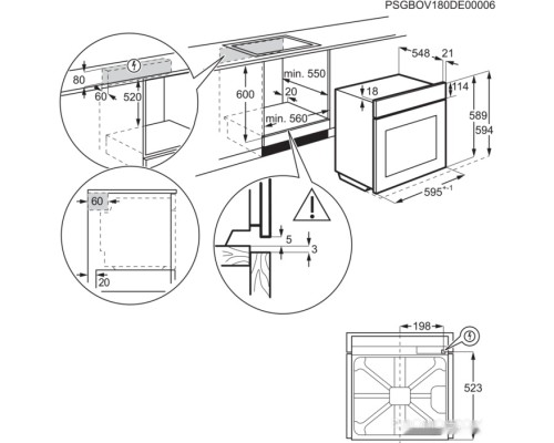 Духовой шкаф Electrolux EOF5C50Z