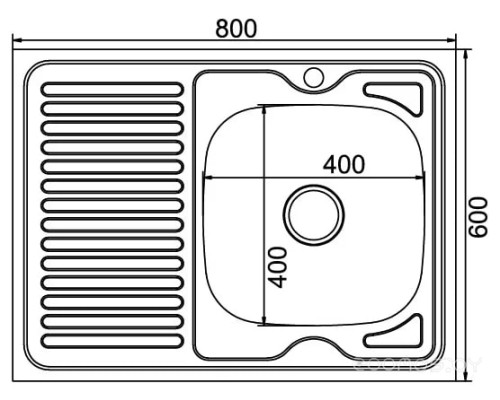 Кухонная мойка Mixline 527971