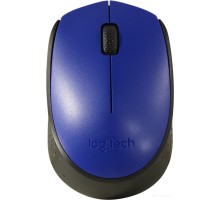 Клавиатура + мышь Logitech M170 / 910-004647 (черный/синий)