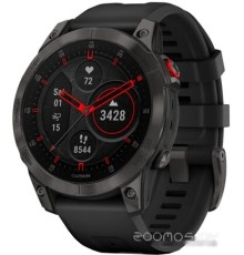 Умные часы Garmin Epix Sapphire Gen 2 (черный титан/черный)