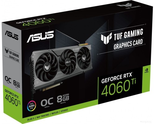 Видеокарта Asus TUF Gaming GeForce RTX 4060 Ti OC Edition 8GB GDDR6 TUF-RTX4060TI-O8G-GAMING