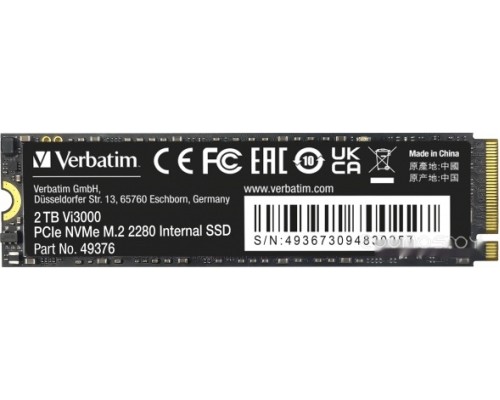 SSD Verbatim Vi3000 2TB 49376