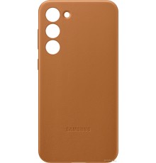 Чехол Samsung Leather Case S23+ (песочно-бежевый)