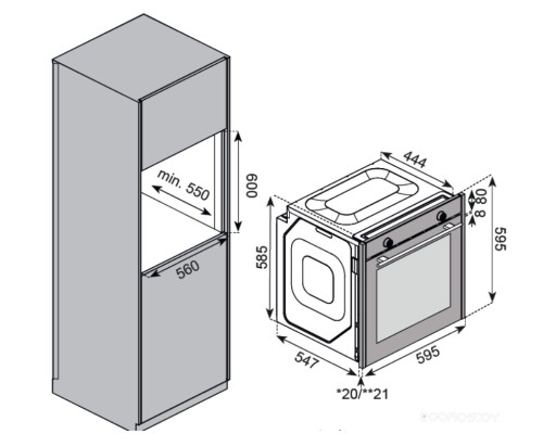 Духовой шкаф Kuppersberg KSO 610 SG