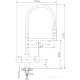 Смеситель Haiba HB76854 (хром/черный)