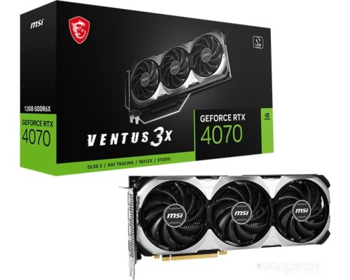 Видеокарта MSI GeForce RTX 4070 Ventus 3X 12G