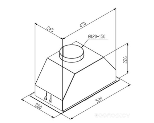 Вытяжка Korting KHI 6690 N