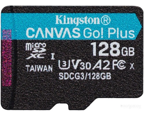 Карта памяти Kingston Canvas Go! Plus microSDXC 128GB (SDCG3/128GBSP)
