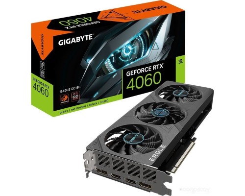 Видеокарта Gigabyte GeForce RTX 4060 Eagle OC 8G GV-N4060EAGLE OC-8GD