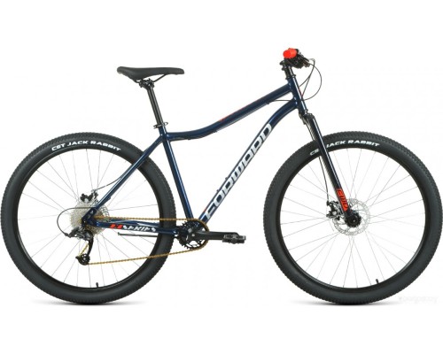 Велосипед Forward Sporting 29 X D р.17 2022 (темно-синий/красный)