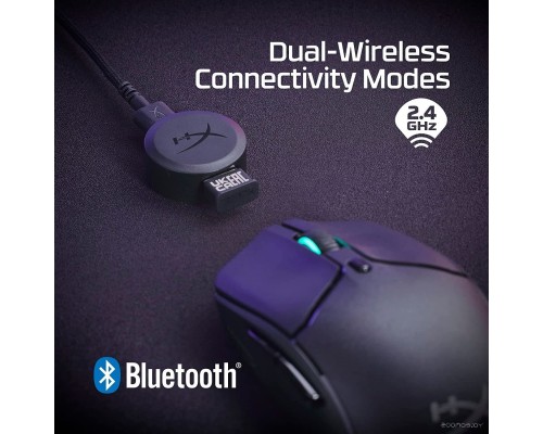 Игровая мышь HyperX Pulsefire Haste 2 Wireless (белый)