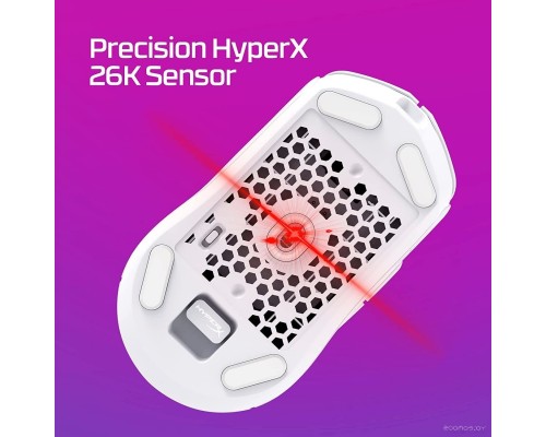 Игровая мышь HyperX Pulsefire Haste 2 Wireless (белый)