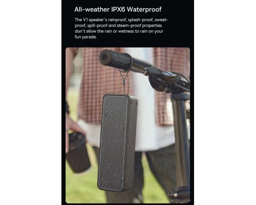 Портативная акустика Baseus V1 Outdoor Waterproof Portable Wireless Speaker