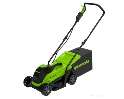 Газонокосилка электрическая Greenworks GD24LM33K2 / 2516107UA (АКБ 2 А/ч и ЗУ)