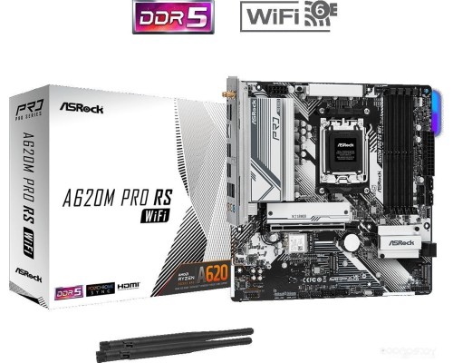 Материнская плата ASROCK A620M Pro RS WiFi